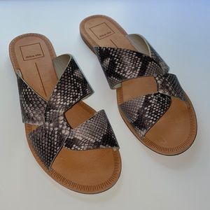 Dolce Vita snakeskin sandals